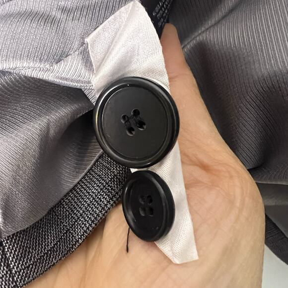 Ann Taylor Women's Wool Blend One Button Blazer Gray Sz 12 Office Career - Picture 8 of 12